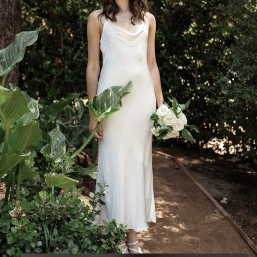 Elizabeth satin slip dress